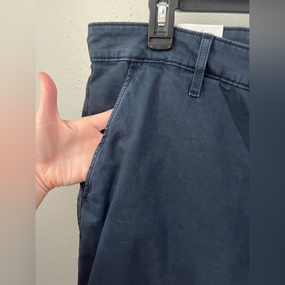 AG Wanderer 8.5-Inch Slim Stretch Cotton Chino Shorts In Navy Size 38 New - Picture 7 of 10